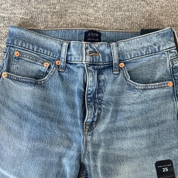 J. Crew Wide-leg cropped jean in all-day stretch NWT - Picture 4 of 9